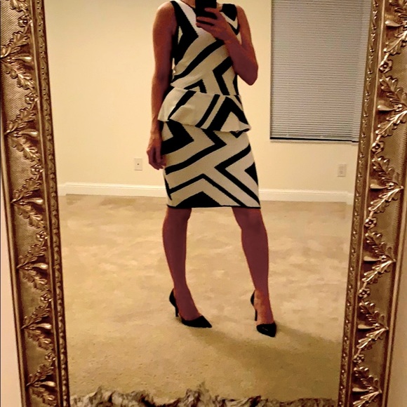 Alice+Olivia Black and white dress size S